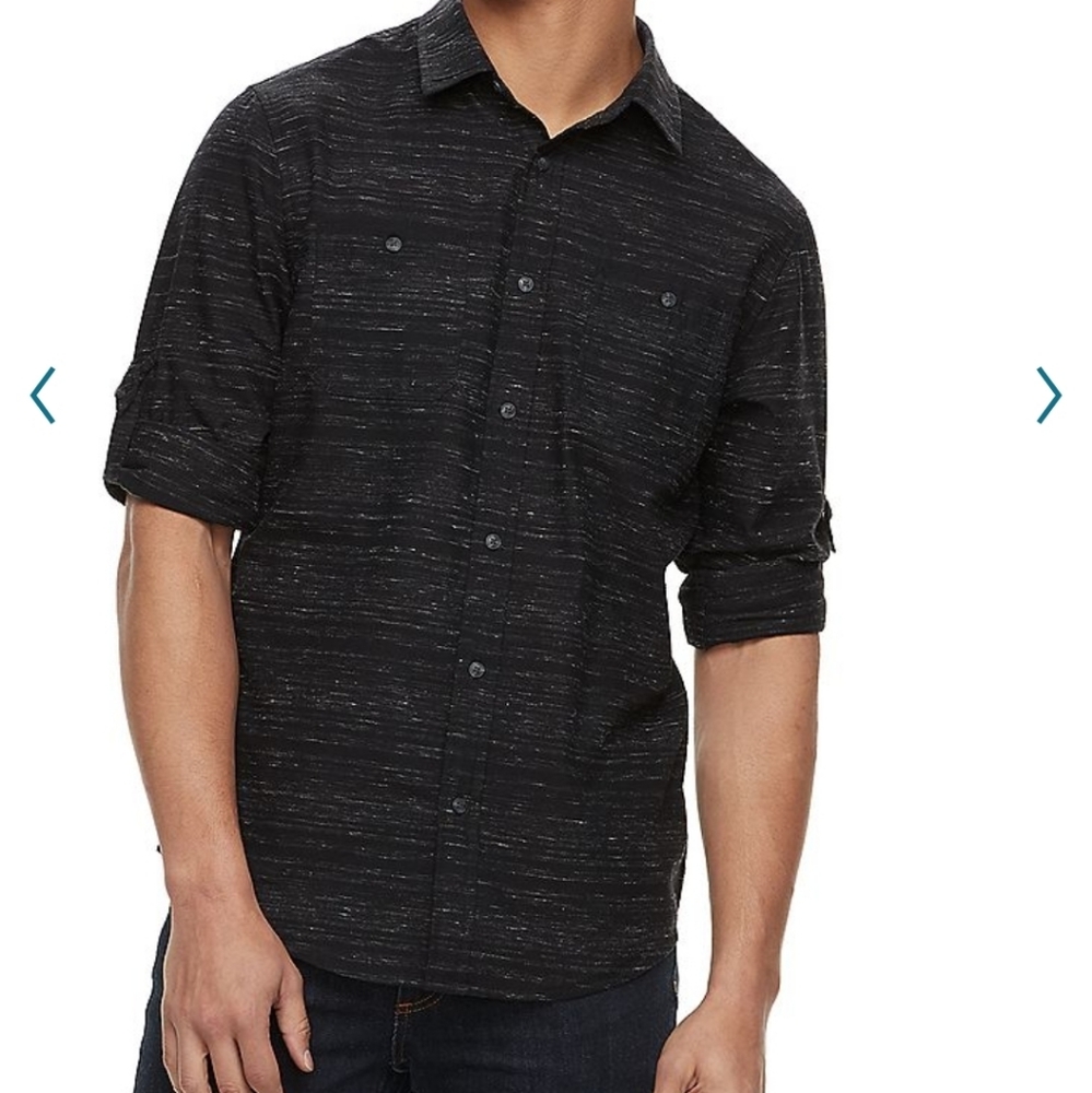 Urban Pipeline Textured Button Down Shirt NWT